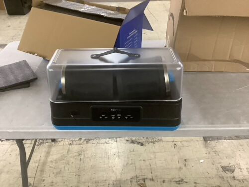 Double Barrel Rock Tumbler - Missing Power Cord - Lot 376