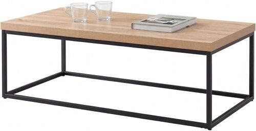 CENSI 47-Inch Natural Oak Coffee Table - Loose Hardware