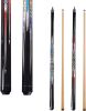 Canadian Maple Pool Cue Stick, Stainless Steel 5/16" x 18 Joint, 58 Inch 13mm Tip, 2 Pack - Thumbnail 1