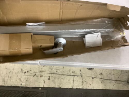Dynasty Hardware Push Bar Panic Exit Device with Exterior Lever Handle
