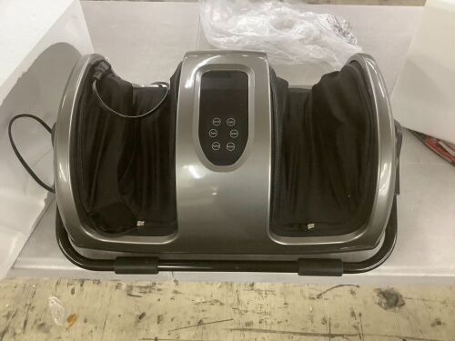 Reflexology Shiatsu Foot Massager w/ High-Intensity Rollers - Missing Remote - Lot 869