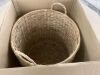 Round Storage Basket w/Handles - Thumbnail 2