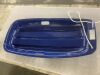 Kids Outdoor Plastic Toboggan Snow Sled Board w/ Pull Rope, Handles - 35in - Thumbnail 1