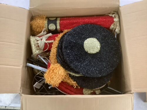 Pop Up Christmas Bear Nutcracker w/150 LED Lights for Outdoor, Indoor, 5ft - Lot 900