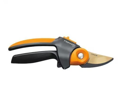 Fiskars PowerGear2 3/4 in. Cut Capacity 8.8 in. Bypass Pruning Shears with SoftGrip Handles - Lot 905JF