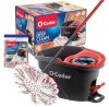 O-Cedar EasyWring Deep Clean Microfiber Spin Mop w/ Bucket System, 1 Machine Washable Mop Head Refill - Thumbnail 1