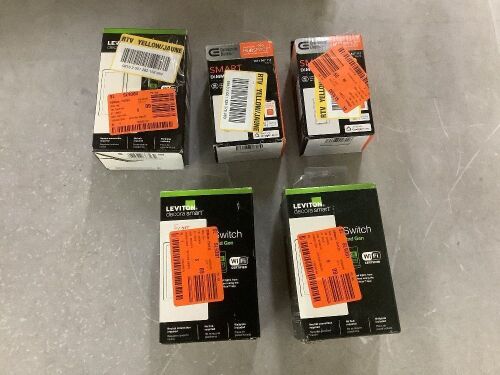 Lot of Leviton Smart Light Switches