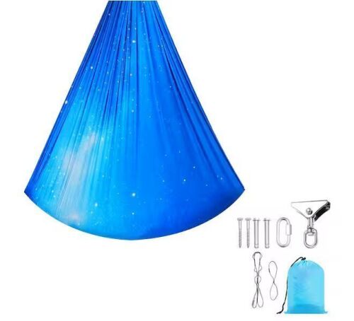 VEVOR Sensory Swing Double-Layer Fabric Sensory Hammock, 300lb Capacity