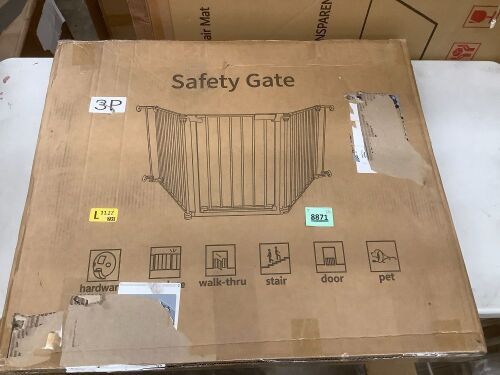Safety Baby Gate, White