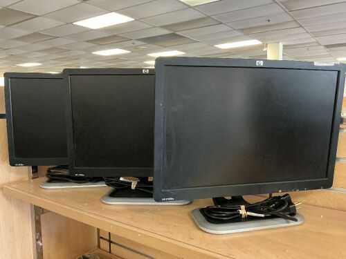 HP Monitors set of 3 - Lot 253