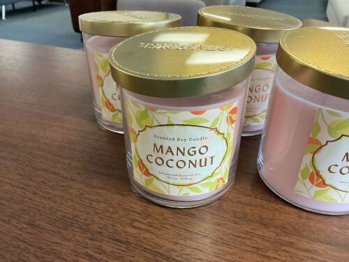 Mango Coconut Candles, OpalHouse, Case of 4