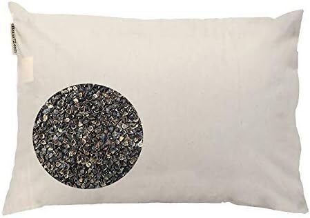 Beans72 Organic Buckwheat Pillow - Twin/Standard Size (20" x 26")