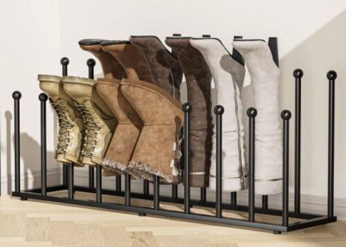 pickpiff Free Standing Shoe Racks - Black Extra Large for 10 Pairs