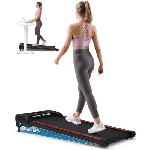 Sperax Walking Pad with Auto Incline,Under Desk Treadmill for Home,Portable Treadmill with Remote Control 320lb Capacity