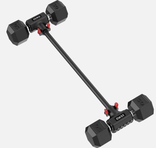 SEWD Barbell Converter Adjustable Weights Up to 220LB Capacity Full Body Workouts