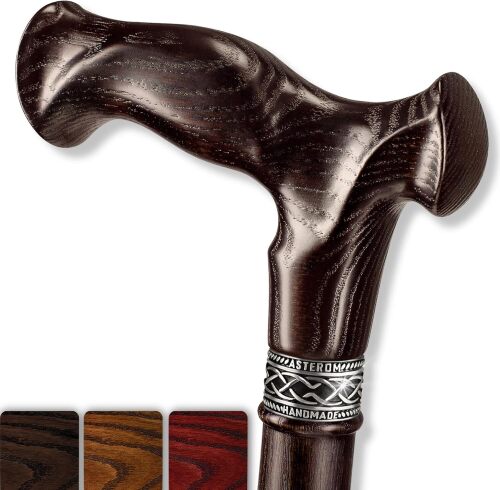 Asterom Handcrafted Canes for Men - Ergonomic, Stylish, Wooden Walking Cane for Men, Cool Walking Sticks for Seniors