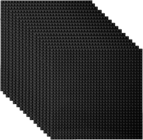Classic Baseplates Building Plates for Building Bricks 100% Compatible with All Major Brands-Baseplate, 10" x 10", Pack of 16 - Lot 10117