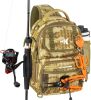 KastKing BaitSpace Fishing Sling Bag, Fishing Backpack with Rod & Beverage Holder, Tackle Bag for Fishing Gear - Thumbnail 1