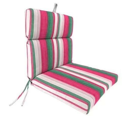 Lot of (4) Jordan Manufacturing 44 in. L x 22 in. W x 4 in. T Rectangular Outdoor Dining Chair Cushion in Giden Cider