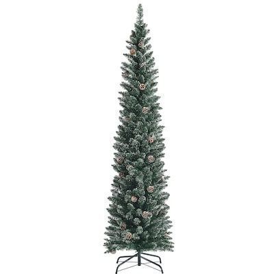 Costway 7-ft Pencil Artificial Christmas Tree