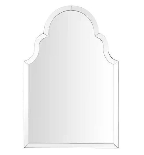 Home Decorators Collection Medium Ornate Arched Beveled Glass Classic Accent Mirror (35 in. H x 24 in. W)