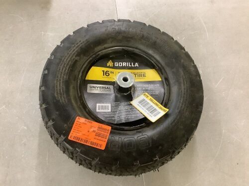 Gorilla 16 in. Turf Universal Wheelbarrow Tire