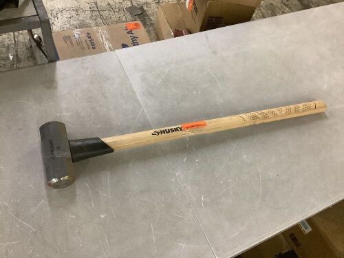 Husky 10 lb. Sledgehammer with 35 in. Hickory Handle - Surface Rust