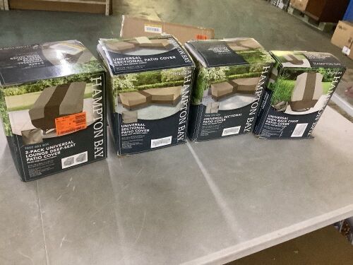 Lot of Hampton Bay Patio Furniture Covers - Lot 718JF