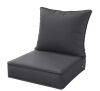 Lot of (4) WNP 22 in. x 22 in. x 4 in. Square Outdoor Deep Seating Cushion Set Seat and Back Cushion - Thumbnail 1