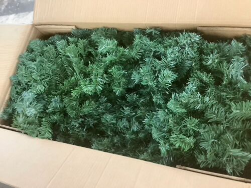 48" Pre-Lit Artificial Fir Christmas Wreath w/ LED Lights, Plug-In, PVC Tips - Lot 749