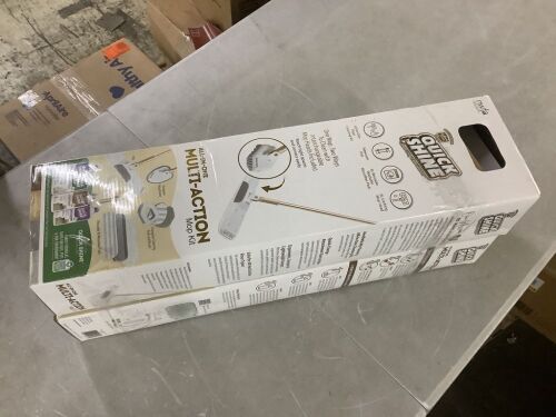 Lot of (2) QUICK SHINE All-in-One Multi-Action Microfiber Flat Mop Kit - Lot 819JF