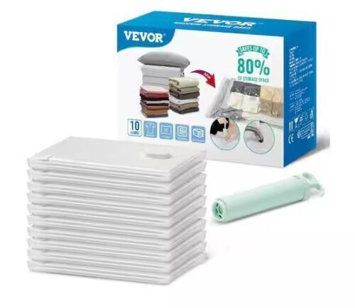 VEVOR 10 Jumbo Space Saver Vacuum Seal Bags - Lot 820JF