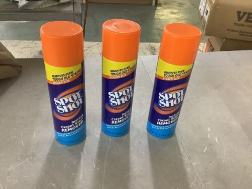 Spot Shot 21 oz. Stain Carpet Cleaner (3 Pack) - Lot 823JF