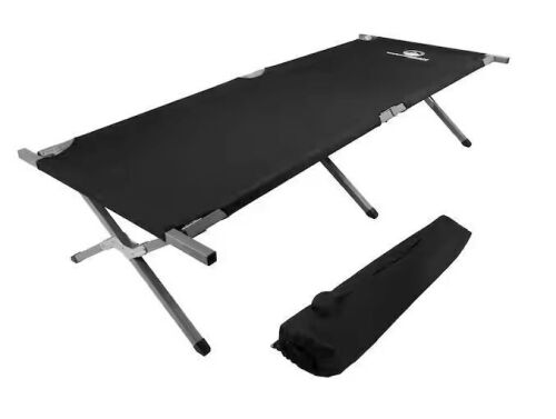 Wakeman Outdoors Portable Twin Folding Sleeping Cot with Carry Bag