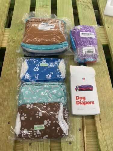 Lot of Washable Dog Diapers