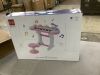 37-Key Kids Electric Keyboard w/ Microphone, Stool - Thumbnail 2