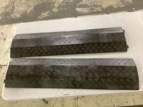 2 Channel Heavy Duty Cable Hose Protector Ramp, 2 Pack