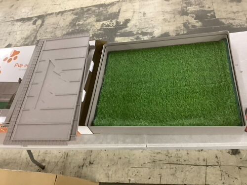 Pup en Suite Potty Indoor Dog Potty Tray with High Walls