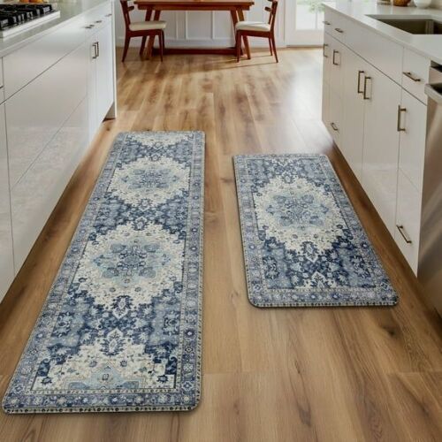 Anti Fatigue Kitchen Rugs, 17" x 59" & 17" x 30"
