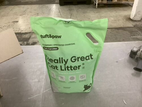 Tuft & Paw Really Great Unscented Charcoal Clumping Tofu Cat Litter 9.25-lb