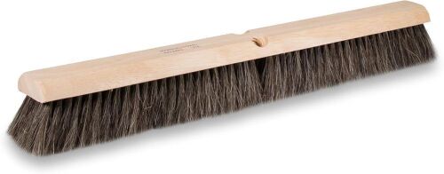 Wide Block Horsehair Broom, 24"
