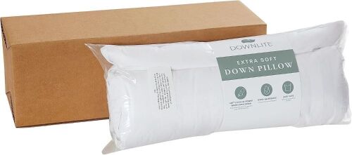 DOWNLITE Down Extra Thin, Flat & Soft Pillow