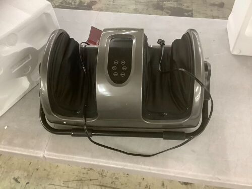 Therapeutic Foot Massager w/ High Intensity Rollers, Remote, 3 Modes