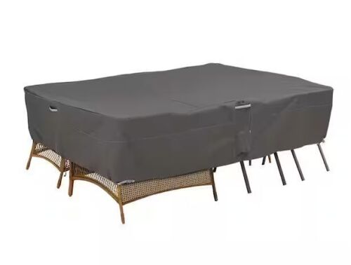 Classic Accessories Ravenna 140 in. L x 70 in. W x 30 in. H Premium General Purpose Patio Furniture Cover