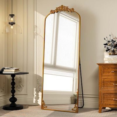 32" x 71" Gold Ornate Mirror