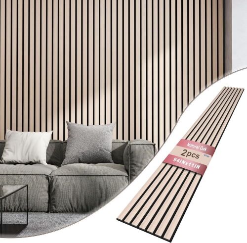 Slat Wall Acoustic Paneling, 94" x 11", 2 pc