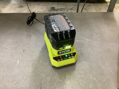 RYOBI 18V Battery & Charger