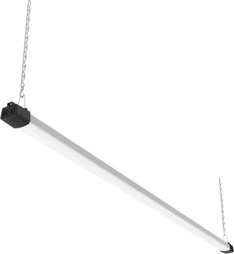 Quarterback 4FT LED Shop Light 40W Strip Work Compact Slim with Inline Switch Daylight White 5000K
