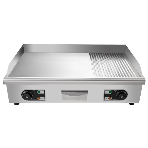 Vevor Electric Grill. Grooved And Flat Top Grill Combo 30-inch Commercial. Appears New. - Lot 22