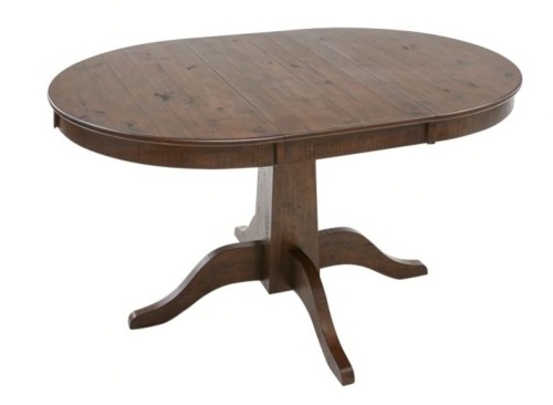 Pier1 Heritage Round/Oval Extension Table. Appears New - Lot 34